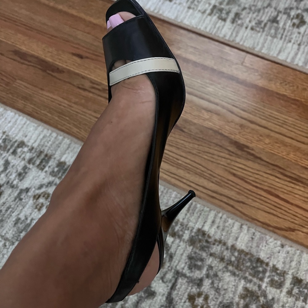 TOD’s Sling-Back 2-Color Pumps